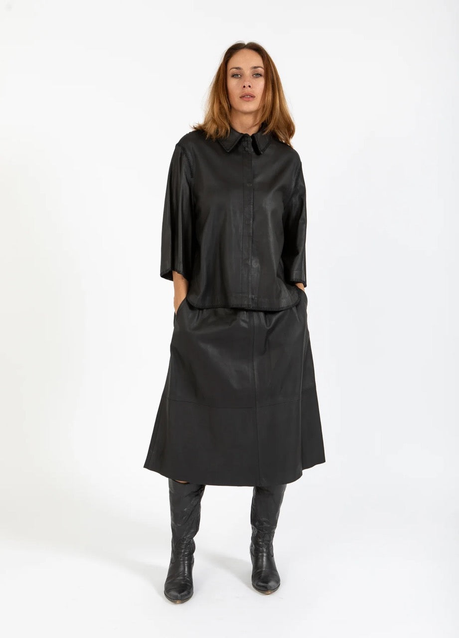 Coster Copenhagen Leather Overshirt
