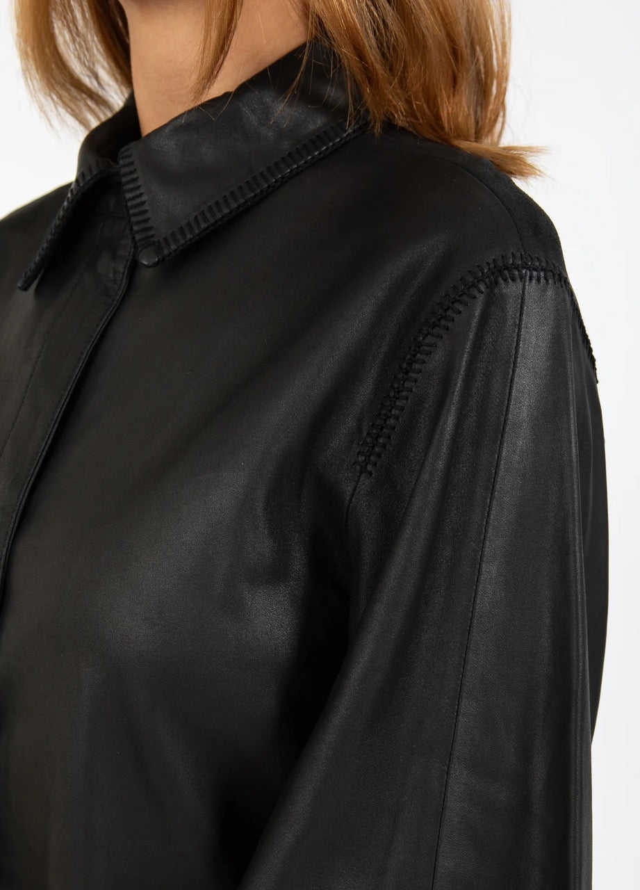 Coster Copenhagen Leather Overshirt