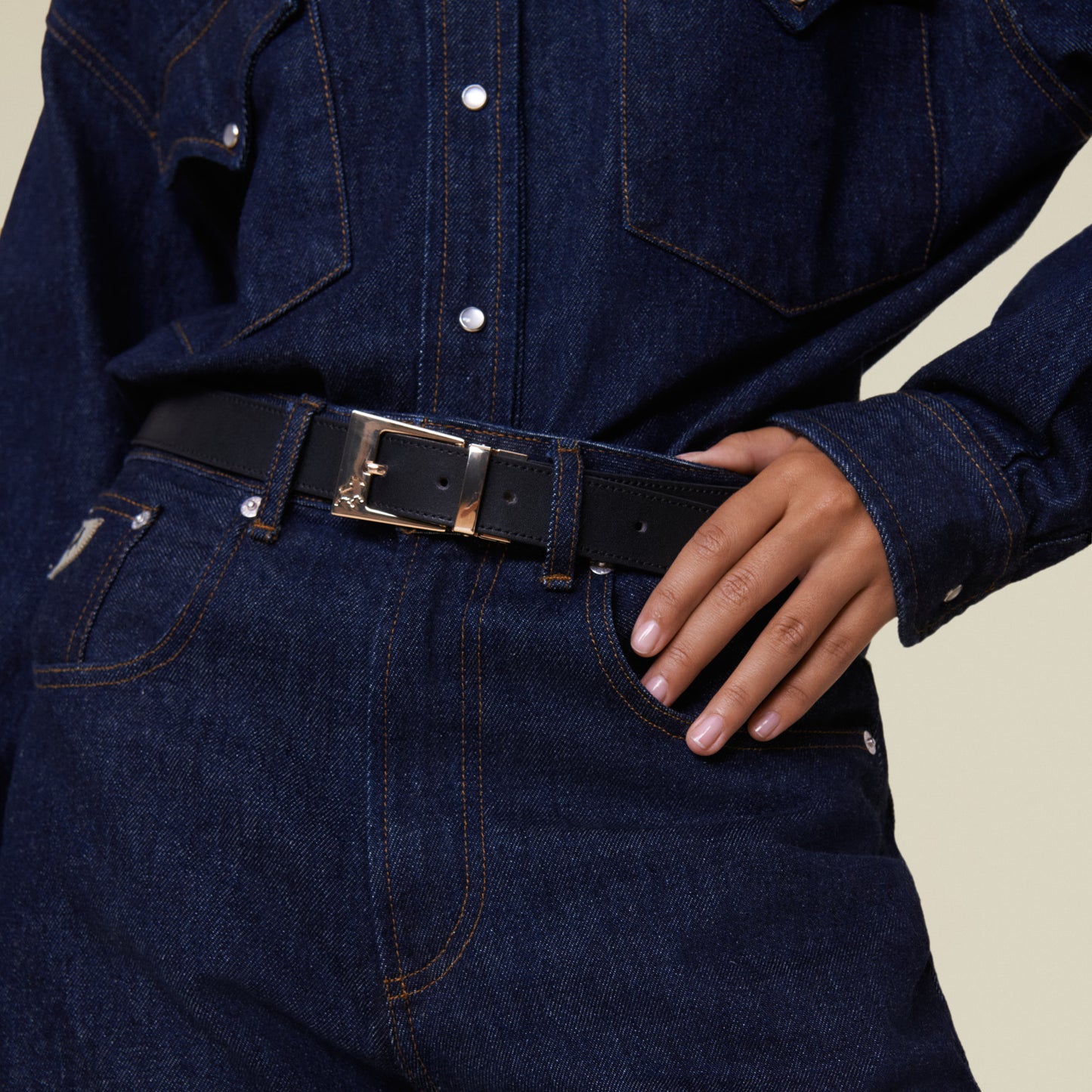 Lois Ember Gold Belt