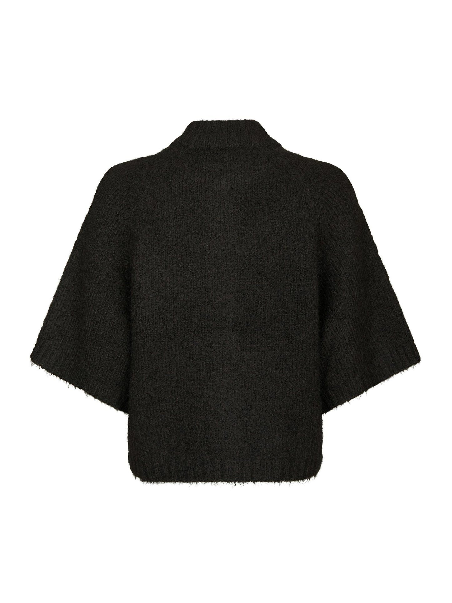 Neo Noir Benuta Fluffy Knit Cardigan