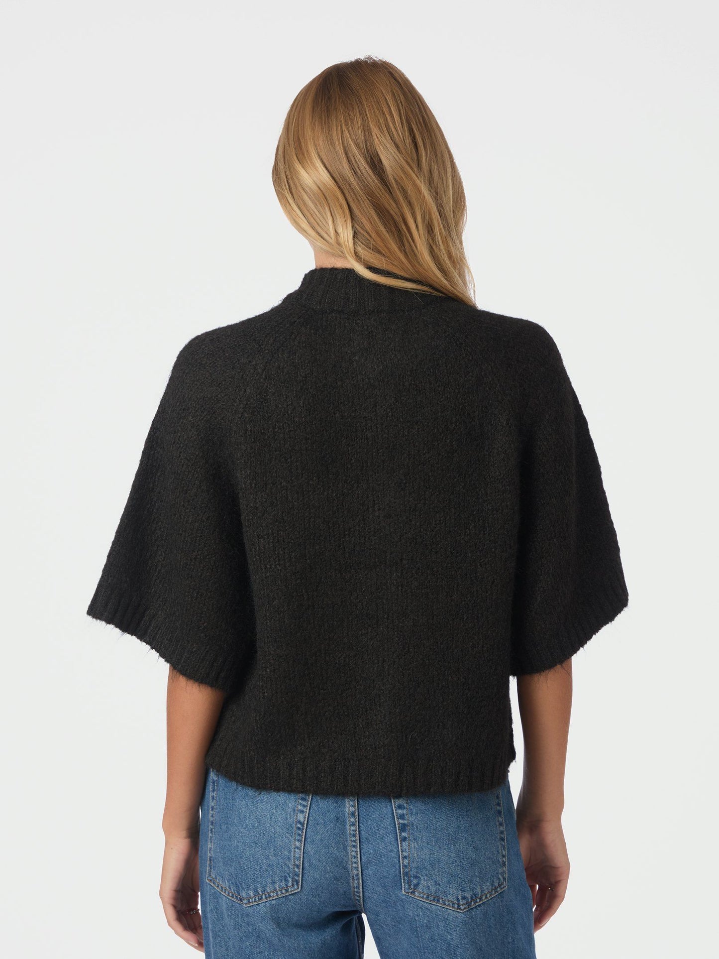 Neo Noir Benuta Fluffy Knit Cardigan
