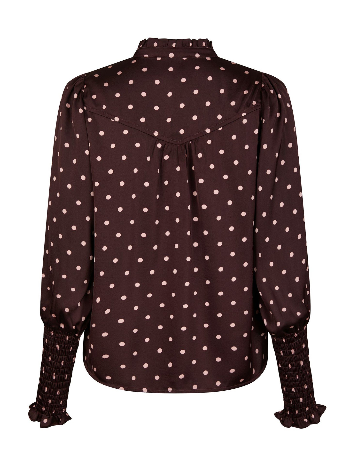 Neo Noir Camisa Dot Blouse