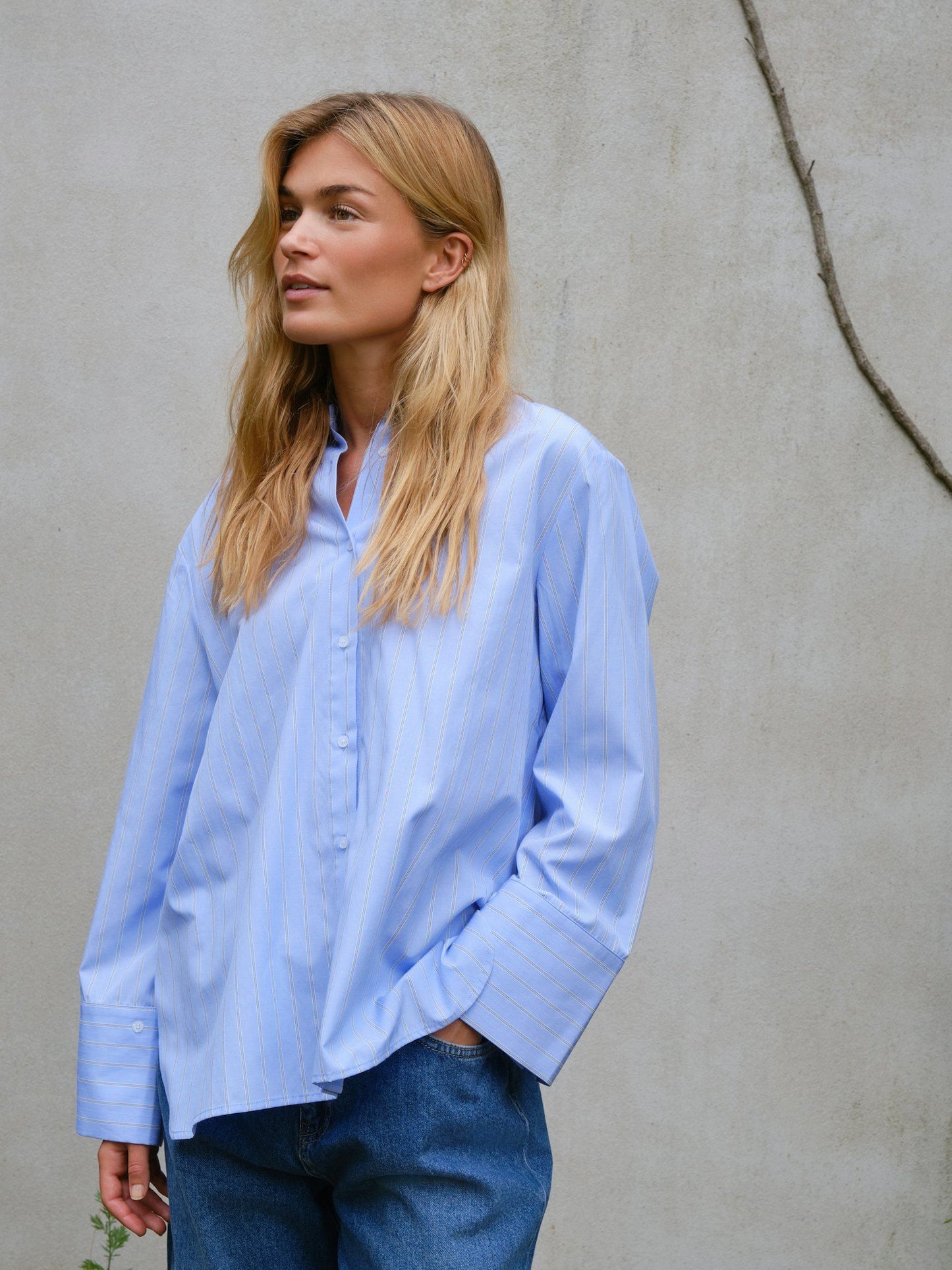 Neo Noir Dita Twin Stripe Shirt