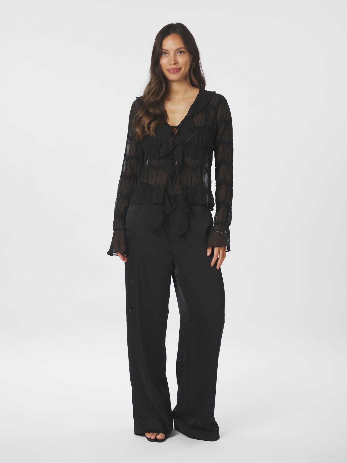 Neo Noir Emmett Sateen Bedaz Pants