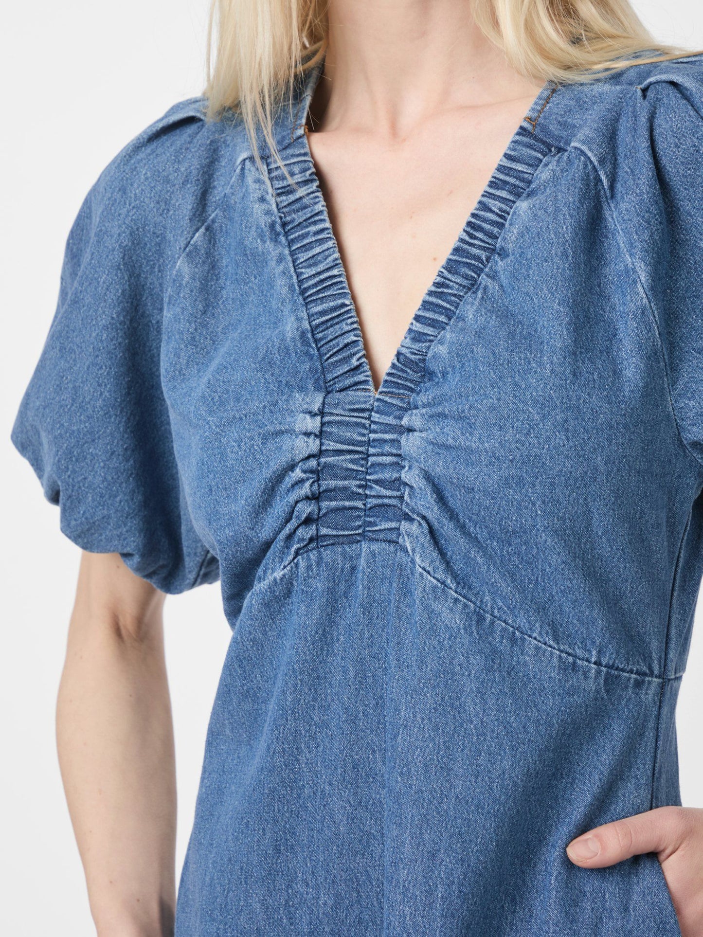 Neo Noir Illana Denim Dress