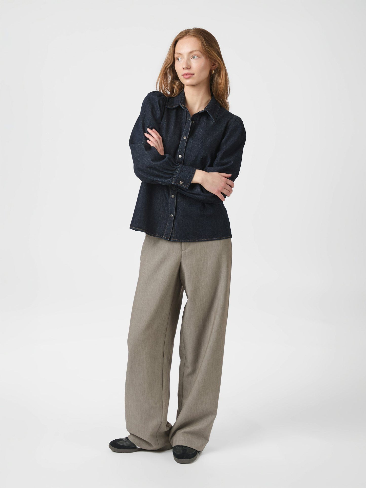 Neo Noir Jessa Denim Shirt