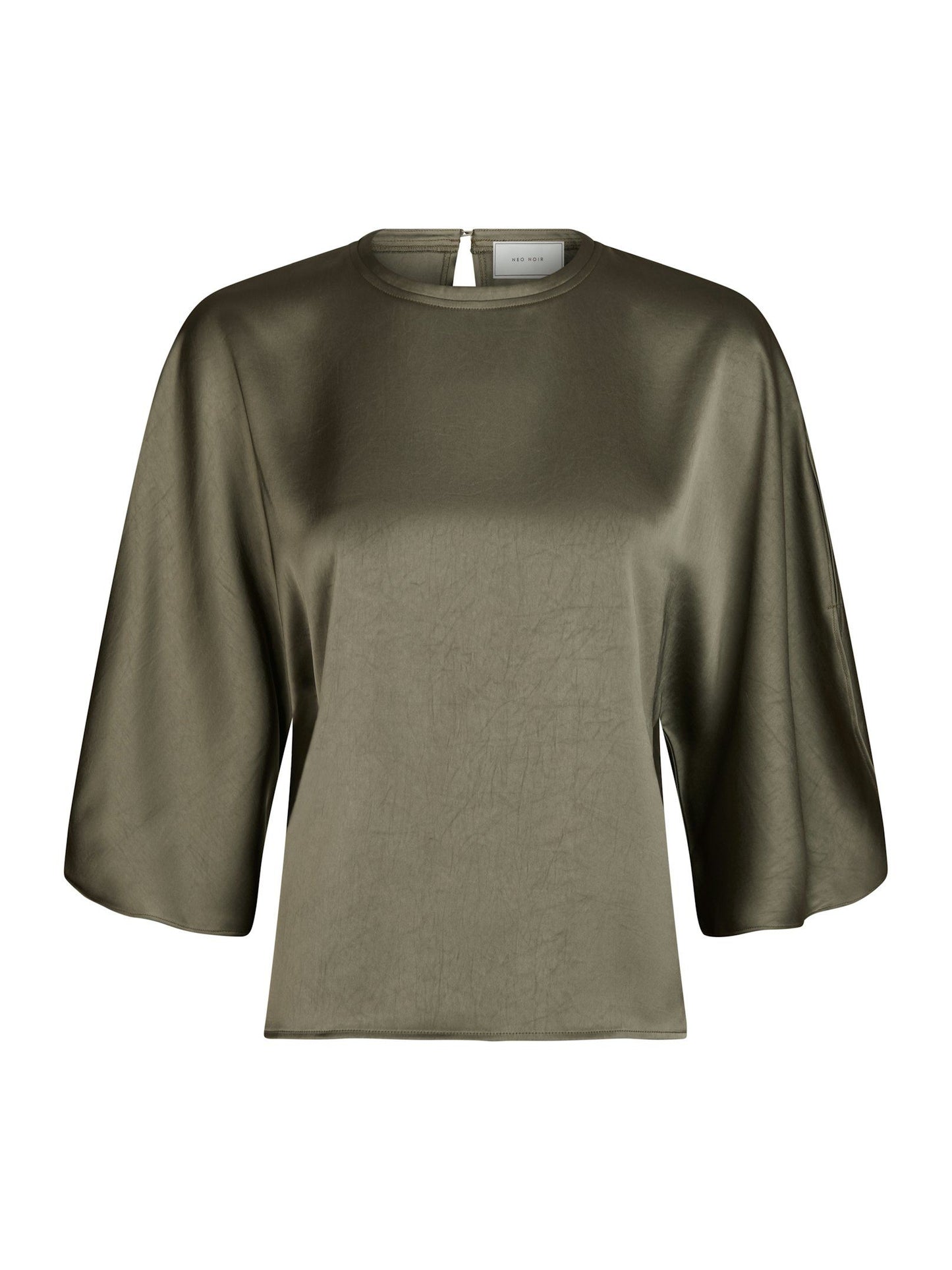 Neo Noir Liora Heavy Sateen Blouse