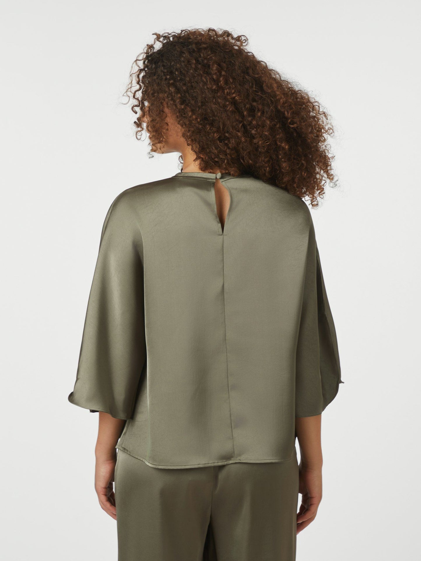 Neo Noir Liora Heavy Sateen Blouse