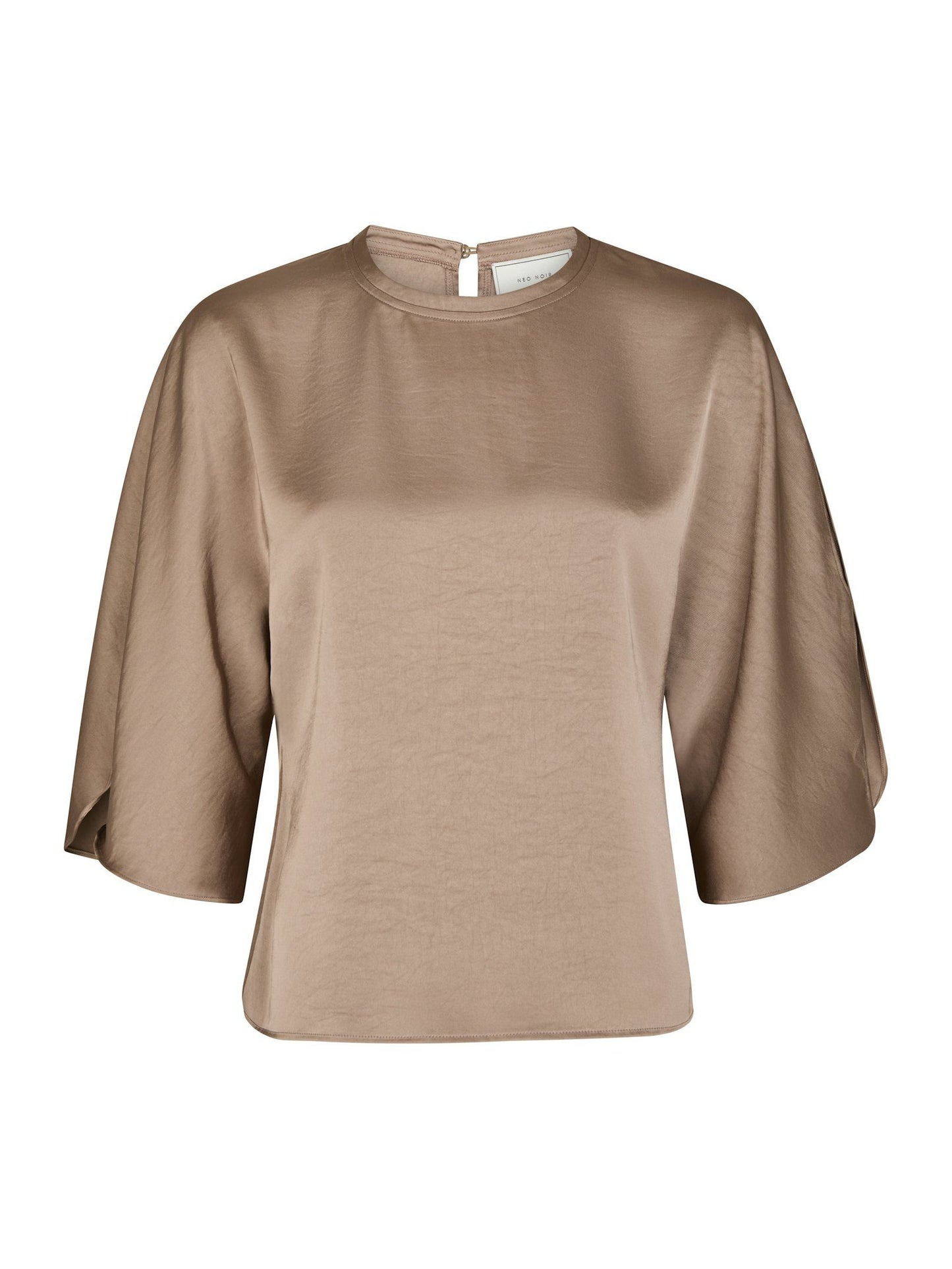 Neo Noir Liora Heavy Sateen Blouse