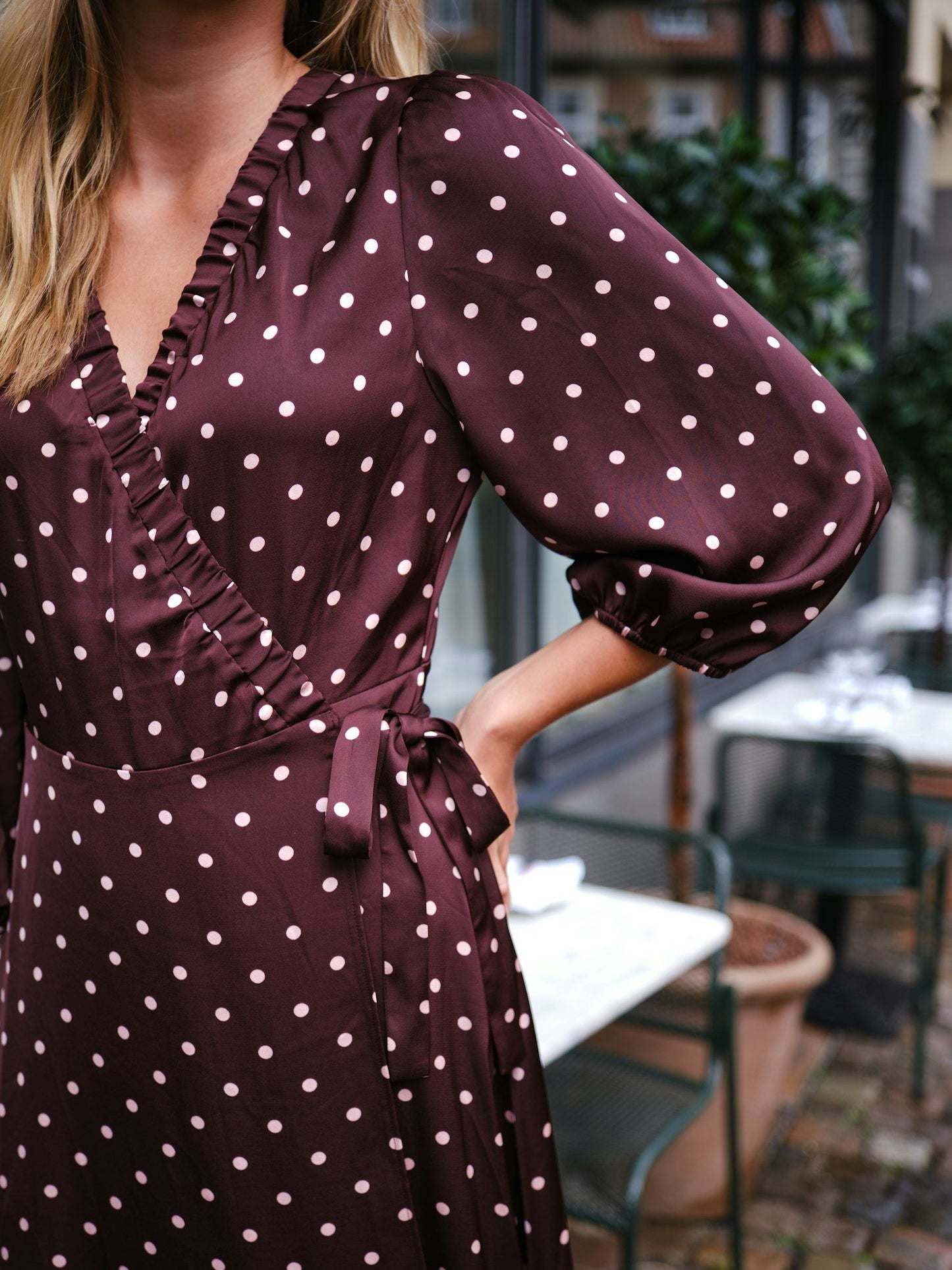 Neo Noir Malinga Dot Dress