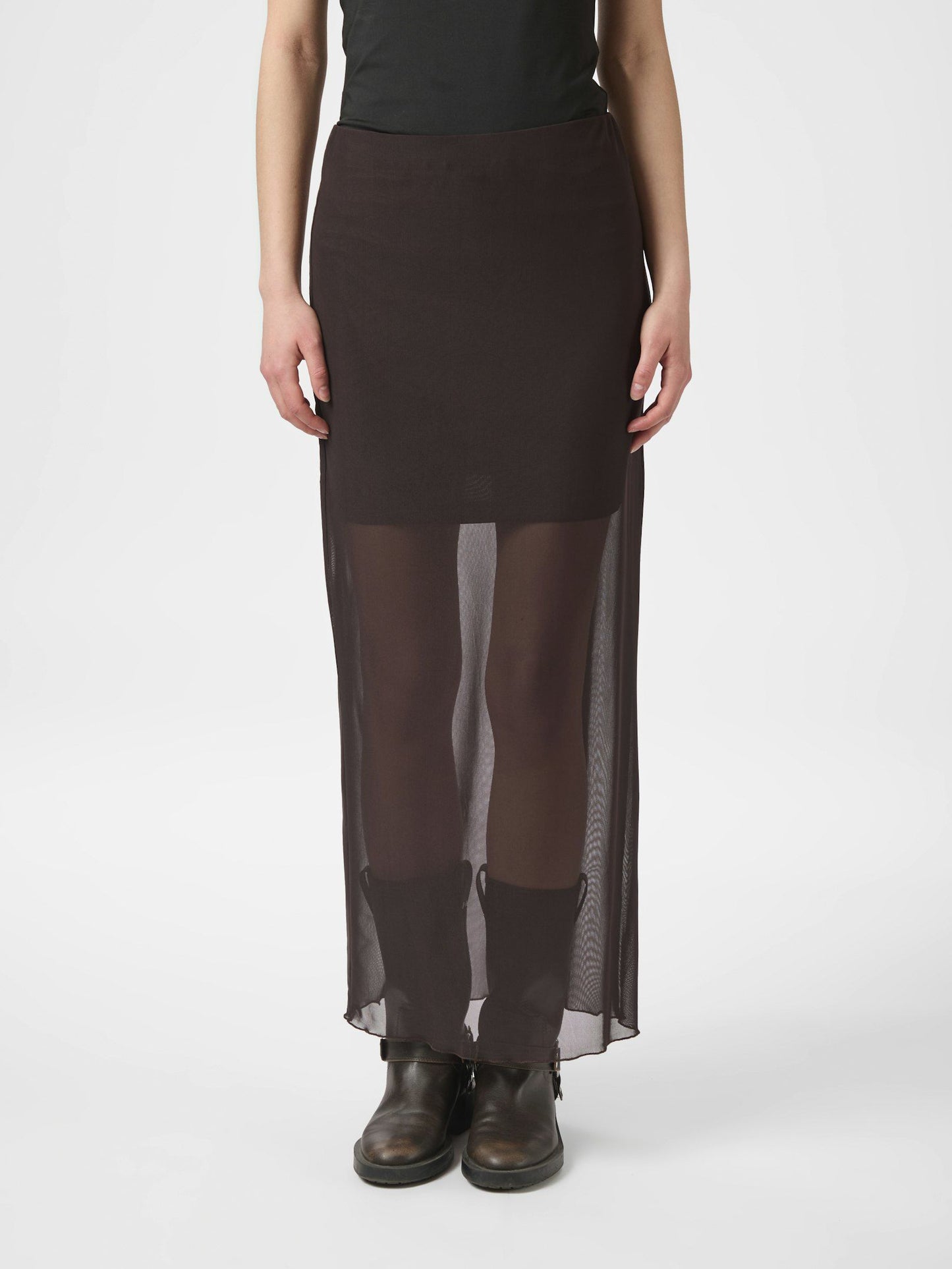 Neo Noir Marlise Mesh Skirt