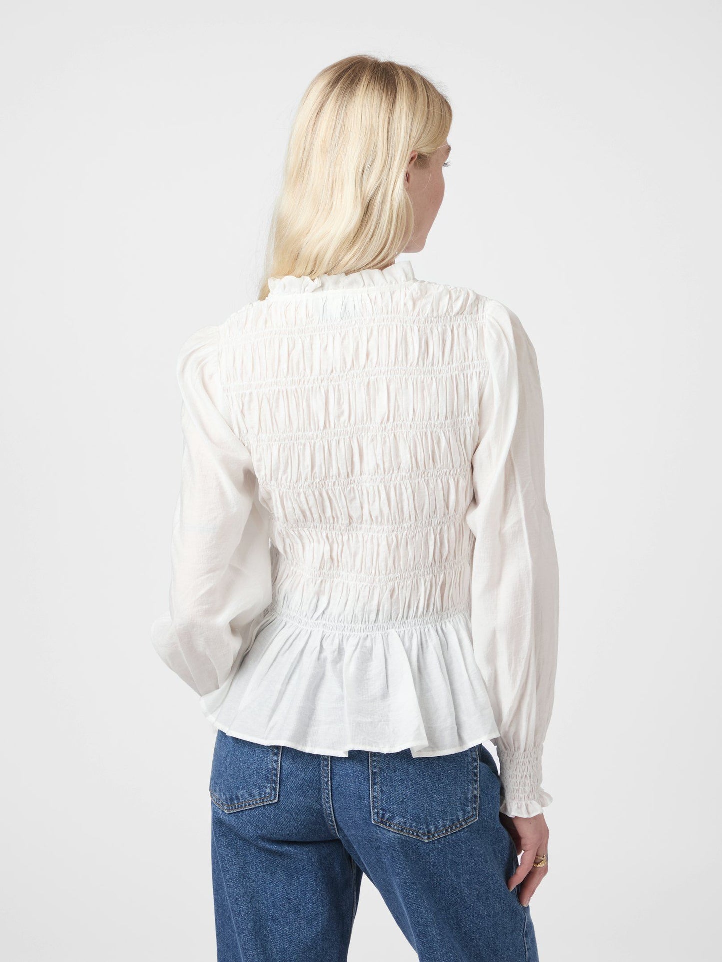 Neo Noir Mocca Smock Blouse