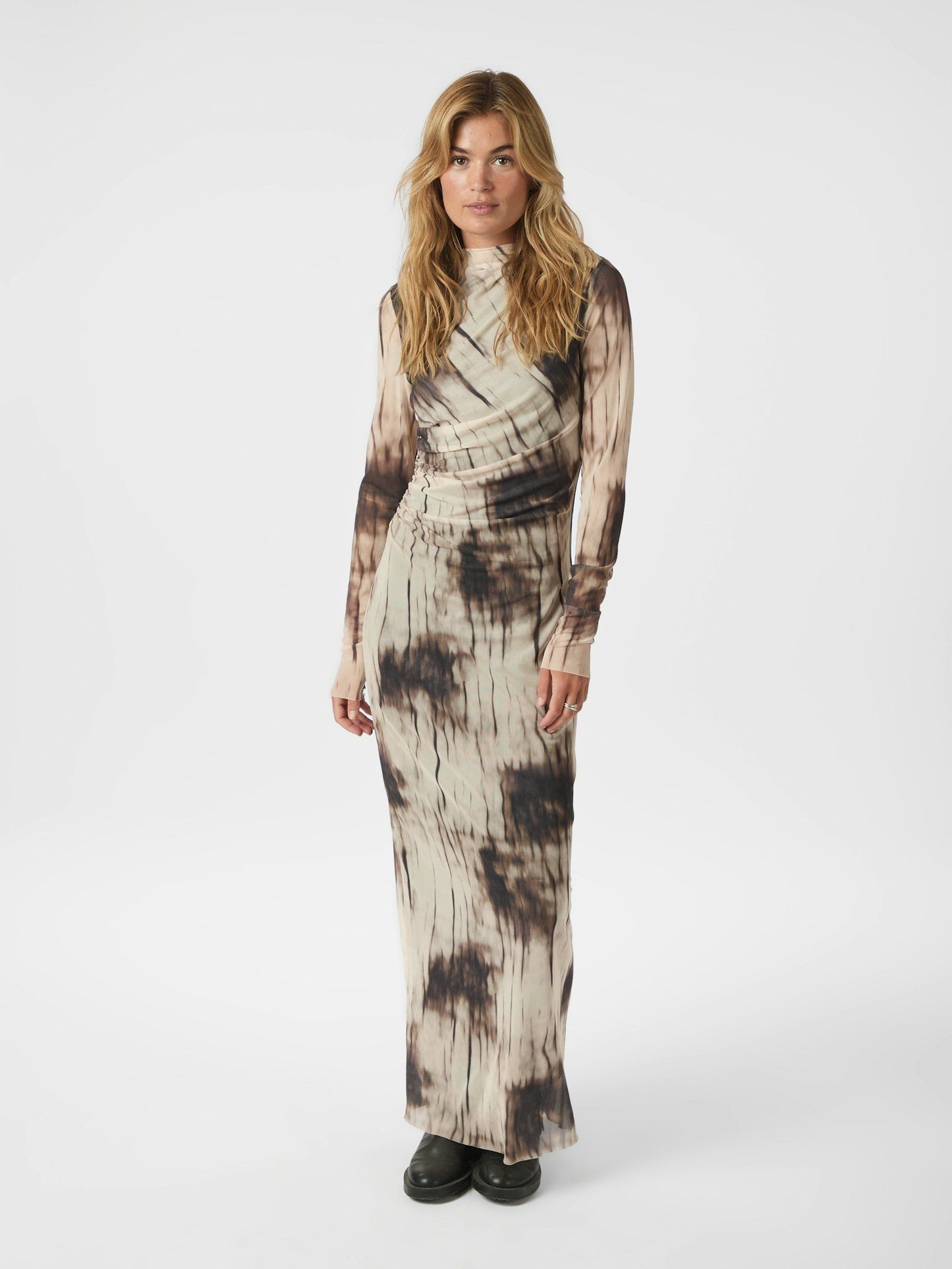 Neo Noir Onessa Faded Mesh Dress