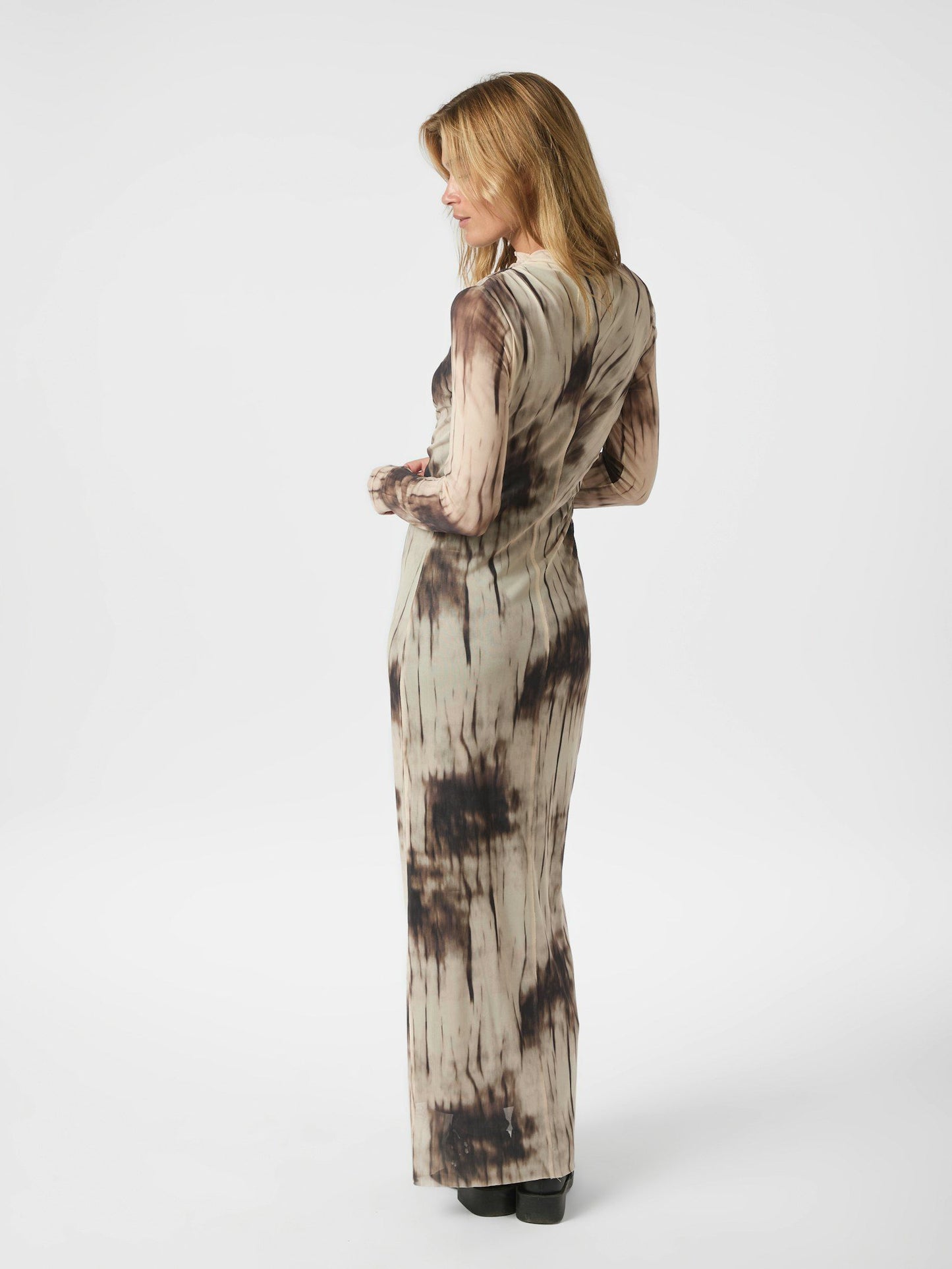 Neo Noir Onessa Faded Mesh Dress
