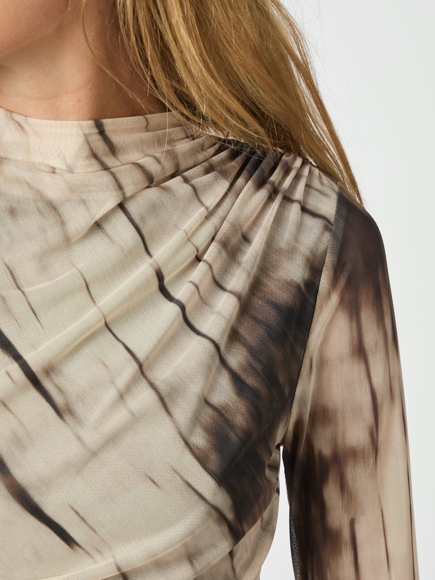 Neo Noir Onessa Faded Mesh Dress