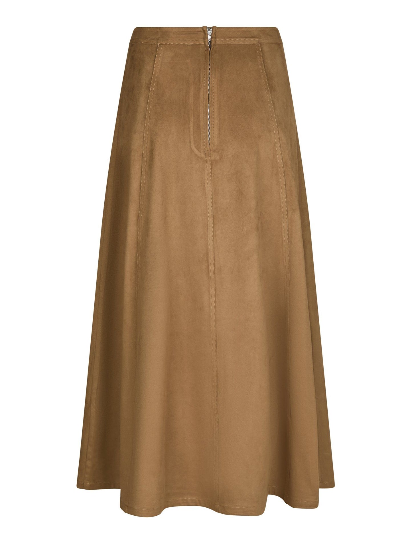 Neo Noir Raya Faux Suede Skirt