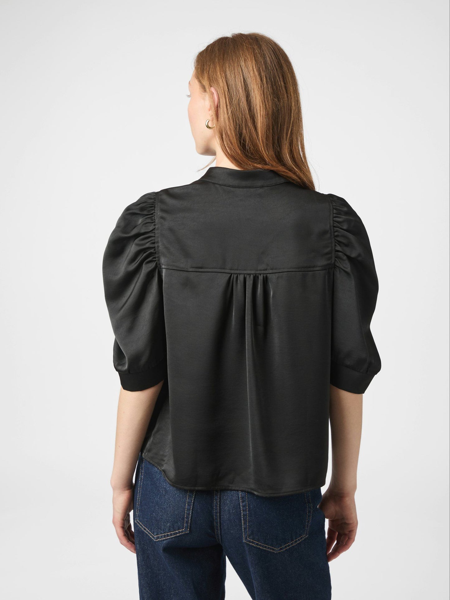 Neo Noir Roella Heavy Sateen Blouse