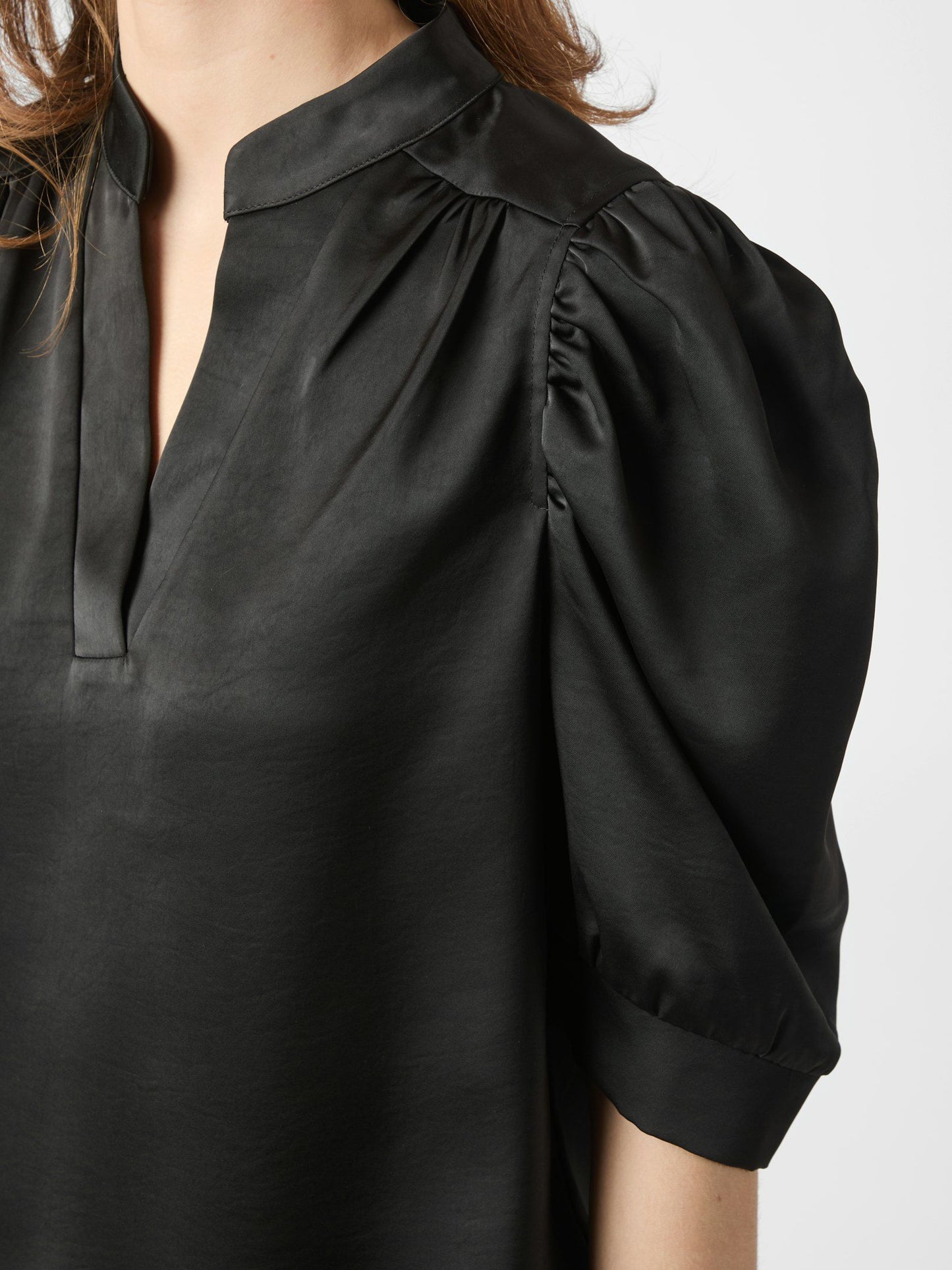 Neo Noir Roella Heavy Sateen Blouse