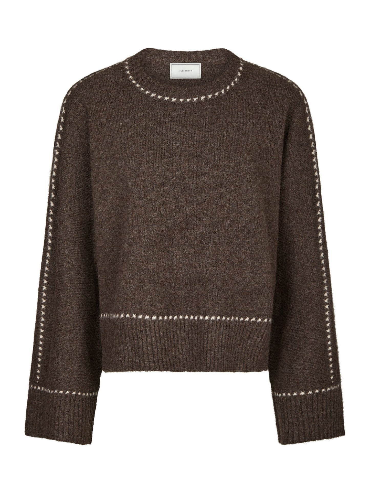 Neo Noir Roeme Knit Stich Blouse