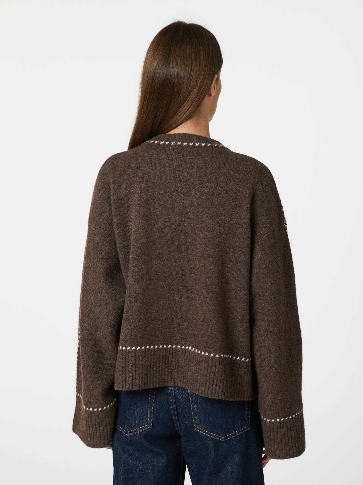 Neo Noir Roeme Knit Stich Blouse