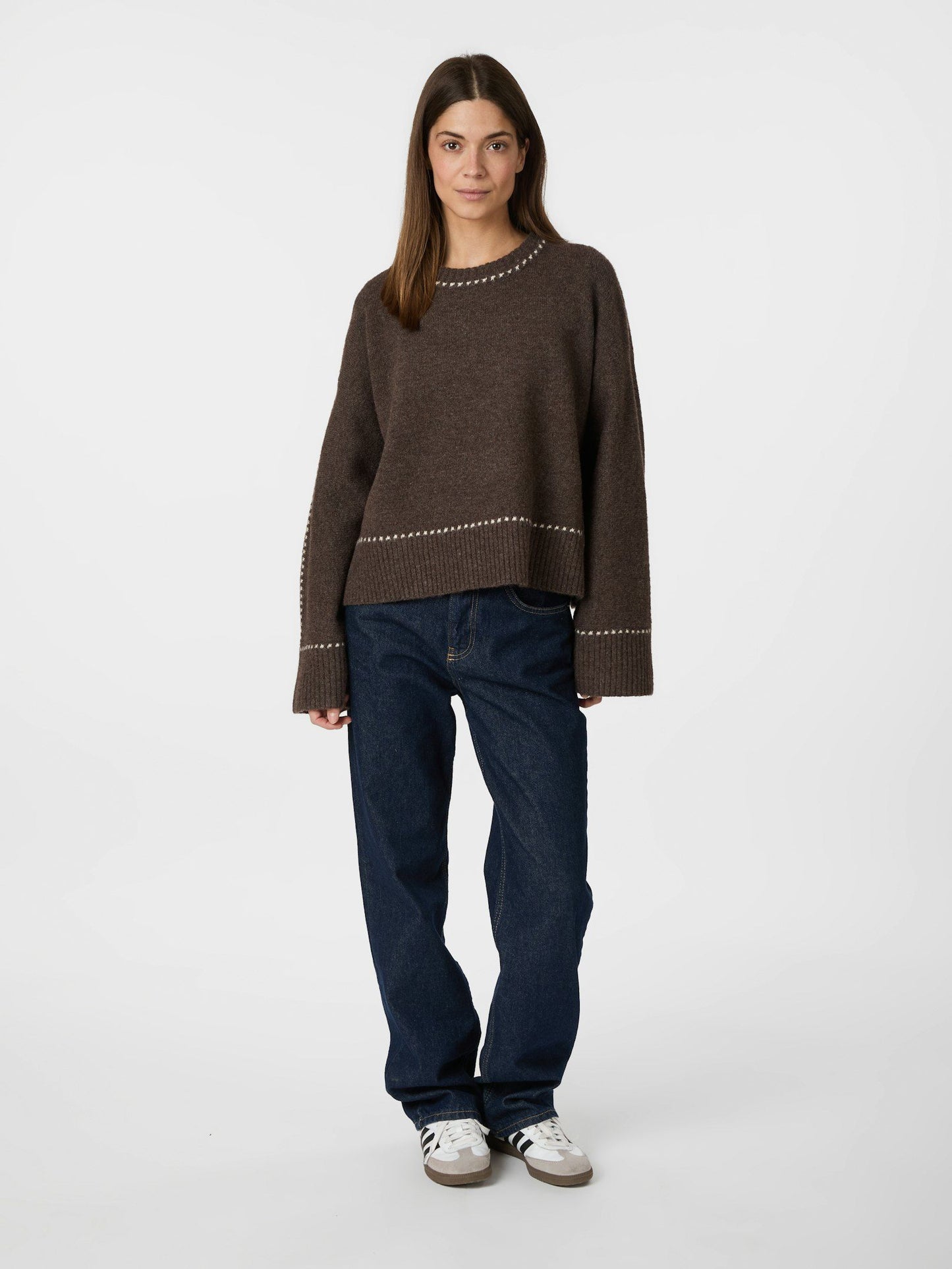 Neo Noir Roeme Knit Stich Blouse