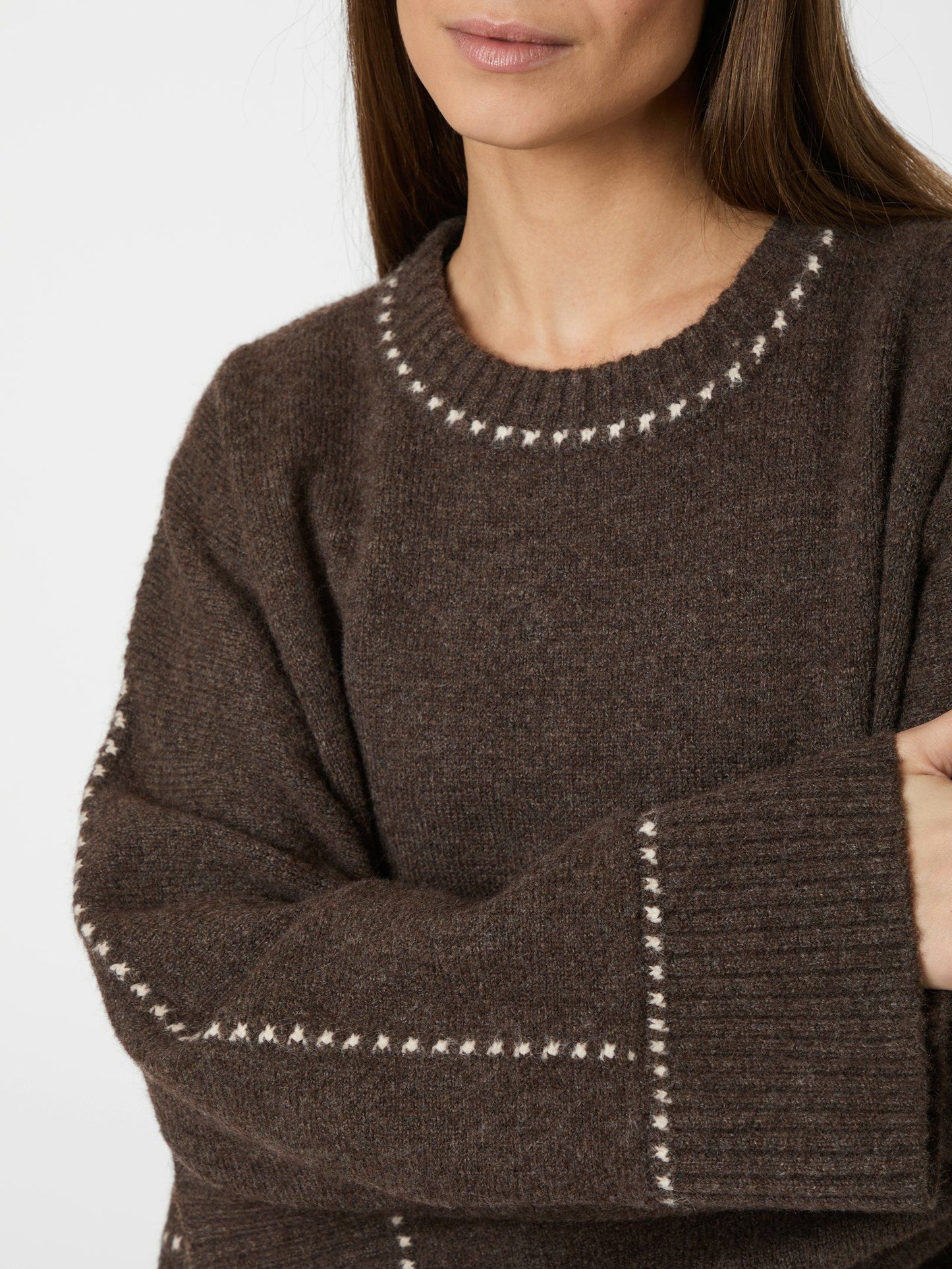 Neo Noir Roeme Knit Stich Blouse