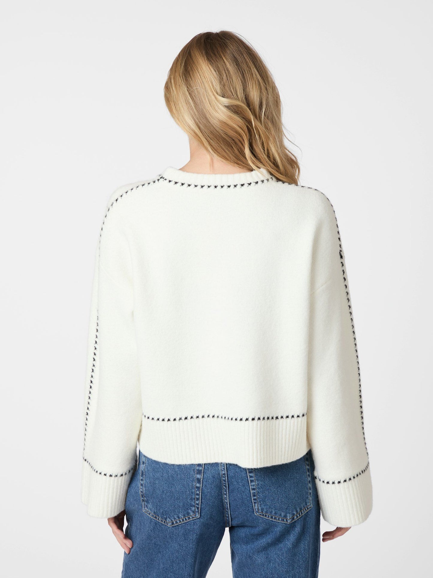 Neo Noir Roeme Knit Stich Blouse