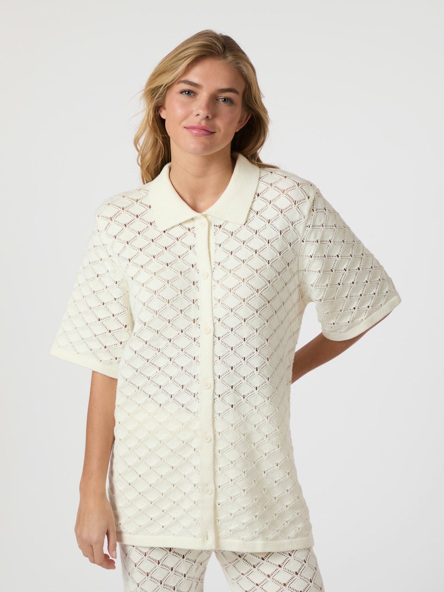 Neo Noir Sette Crochet Blus