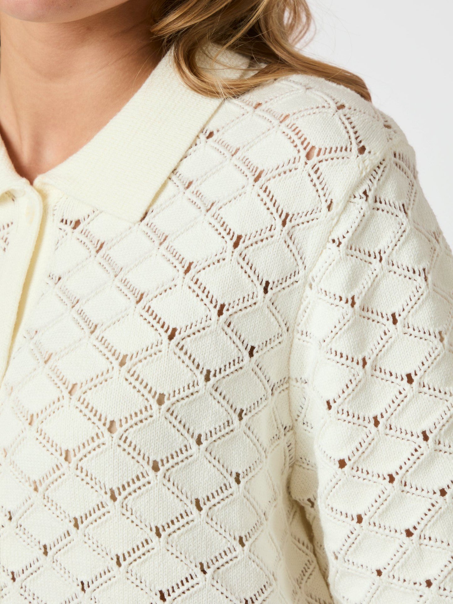 Neo Noir Sette Crochet Blus