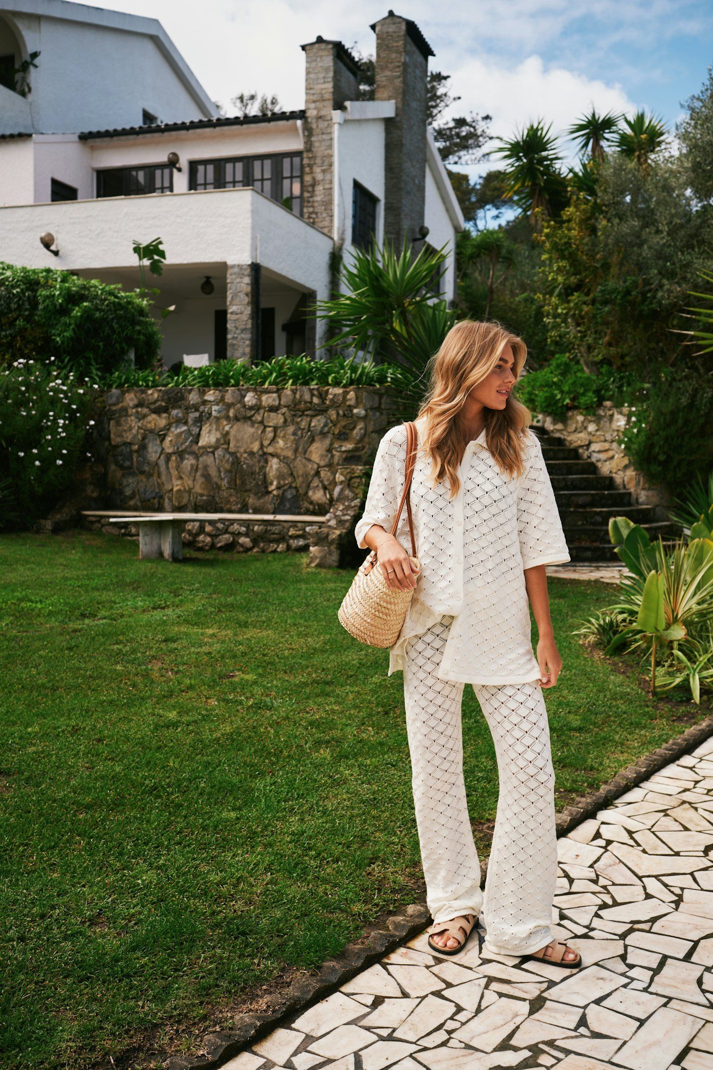 Neo Noir Sette Crochet Blus