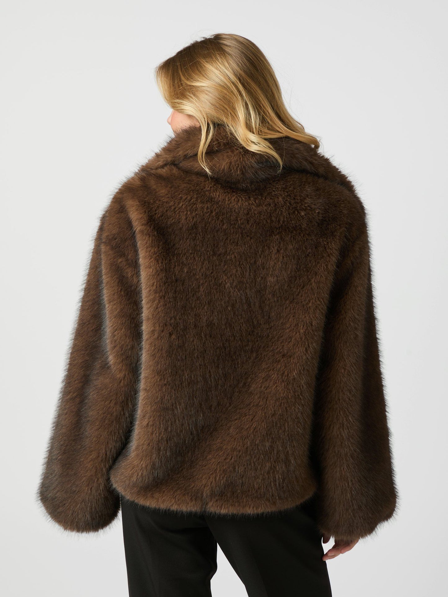 Neo Noir Stephanie Faux Fur Jacket