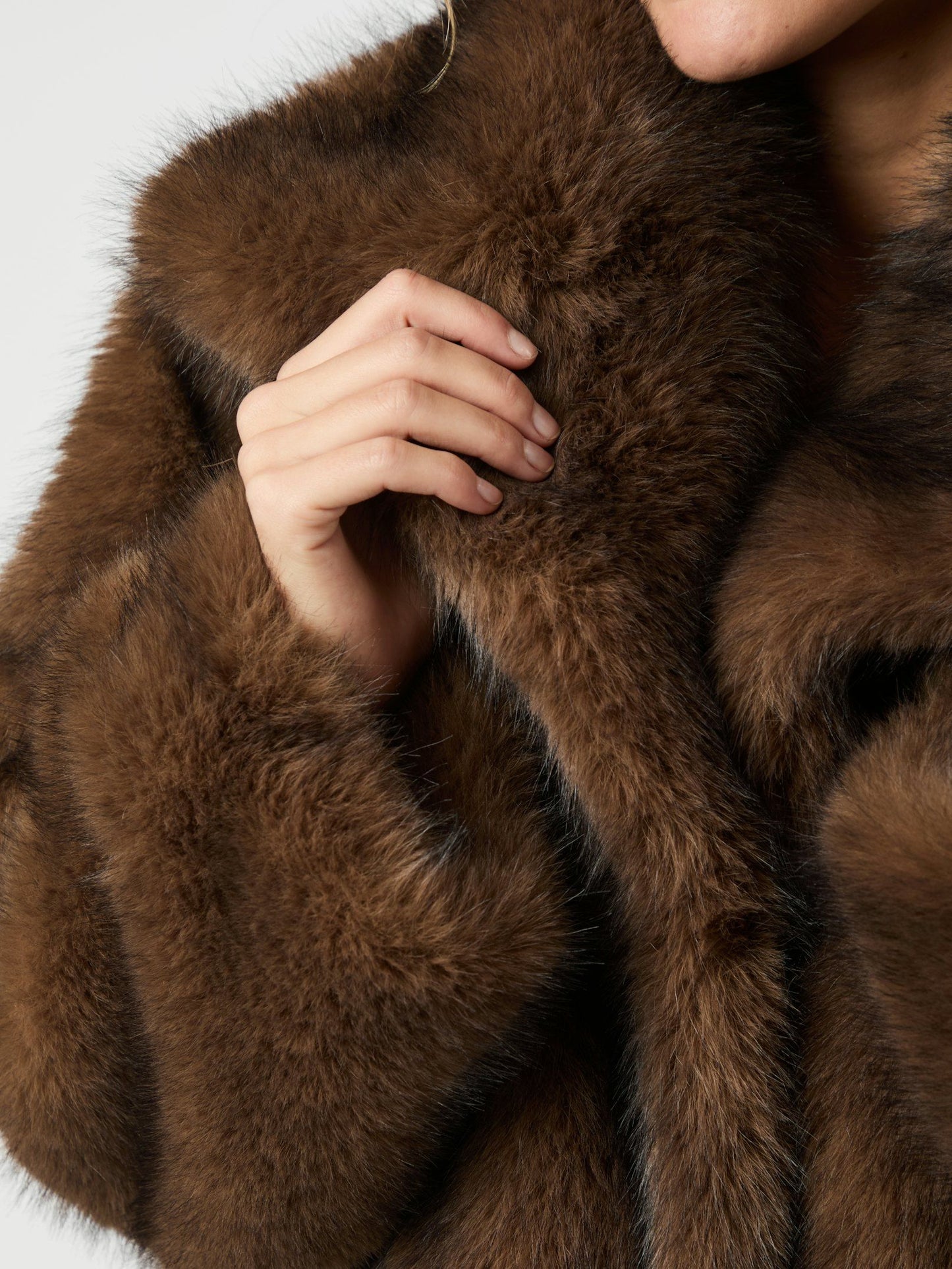 Neo Noir Stephanie Faux Fur Jacket