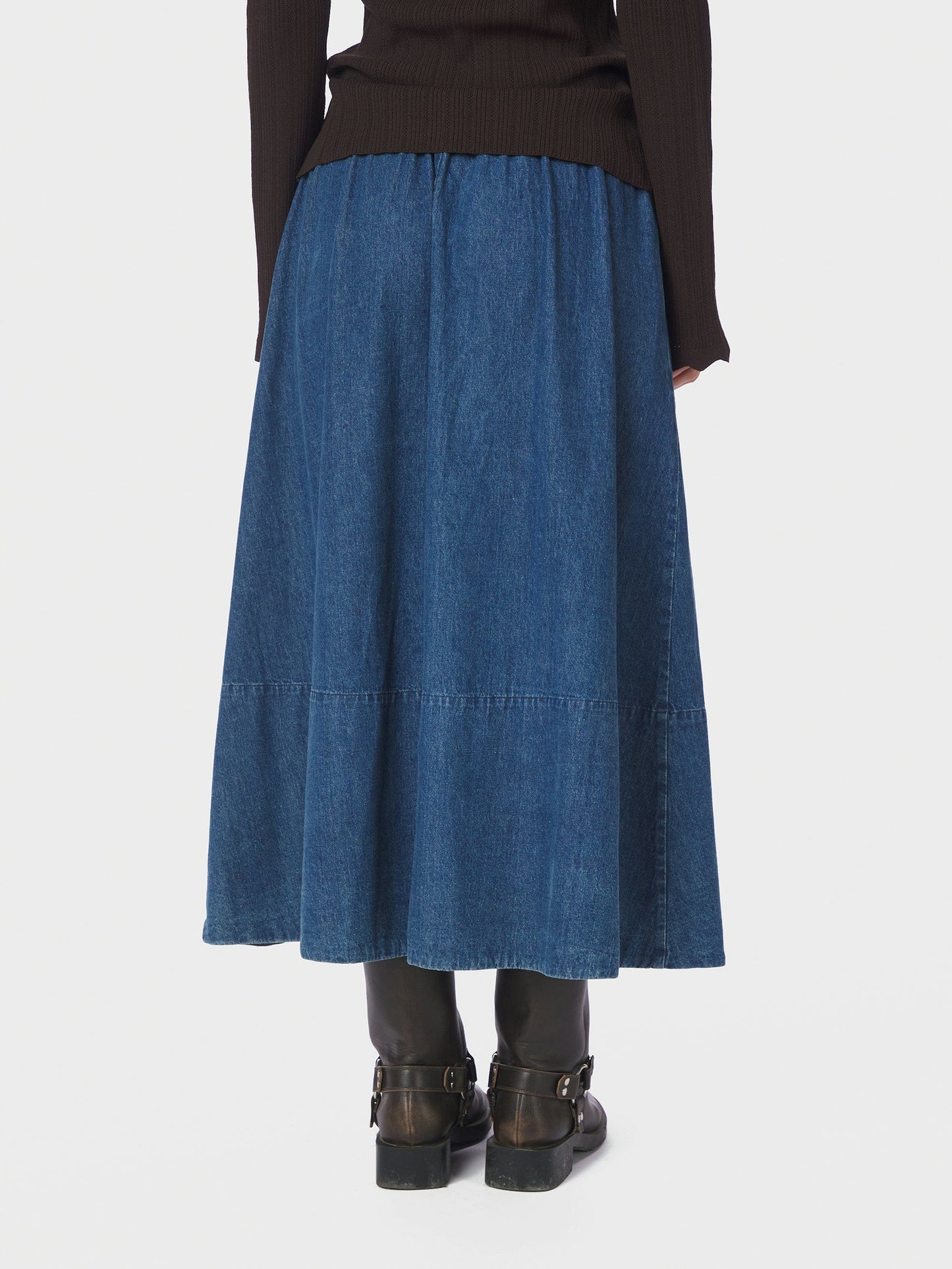 Neo Noir Yara Denim Skirt