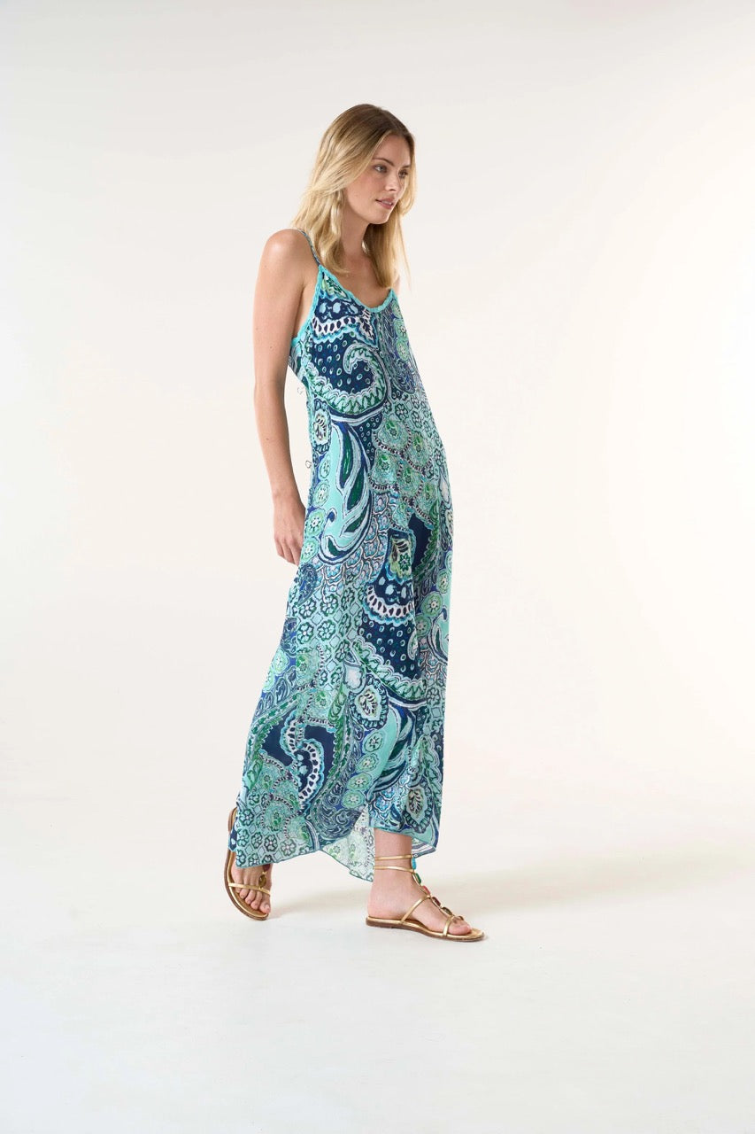 One Season Antoinette Slip Brazil Blue