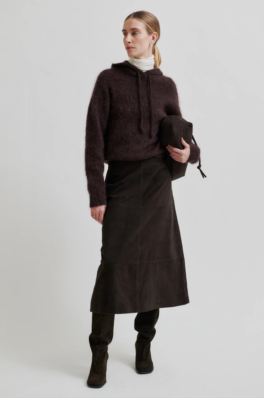 Second Female Anneleen Knit Hoodie