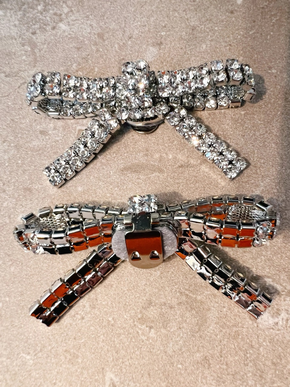 Shoelace Brand Shoe Charm Crystal Bow