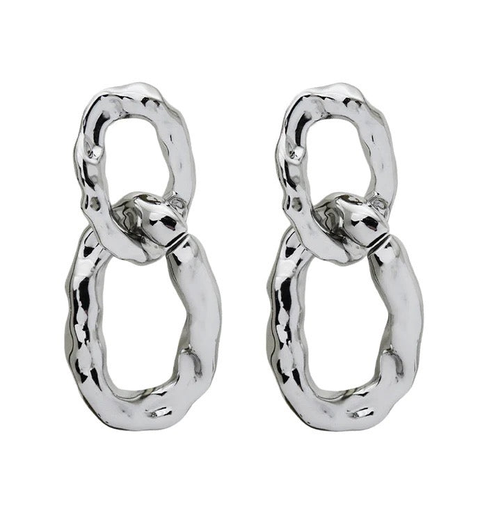 WOS Chunky Chain Earrings