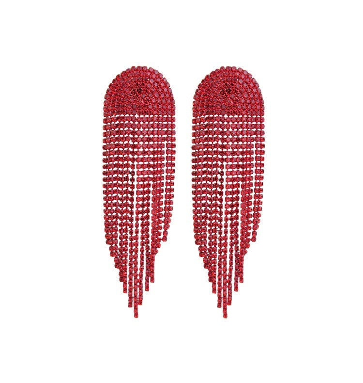 WOS Red Shower Earrings