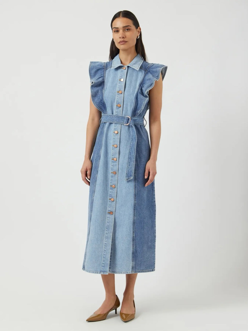 YAS Cawi Denim Klänning