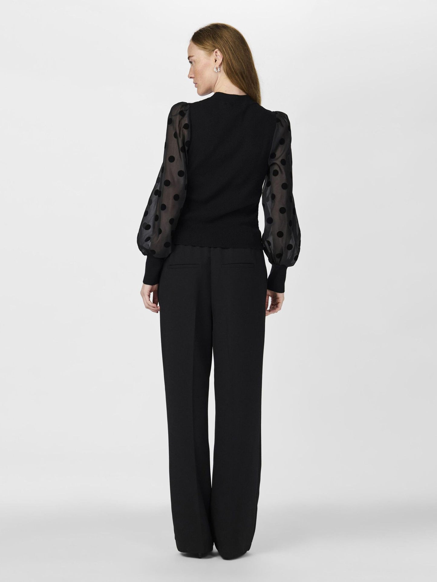 YAS Dotme Knit Pullover