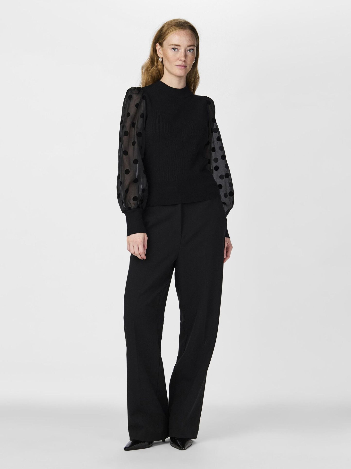 YAS Dotme Knit Pullover