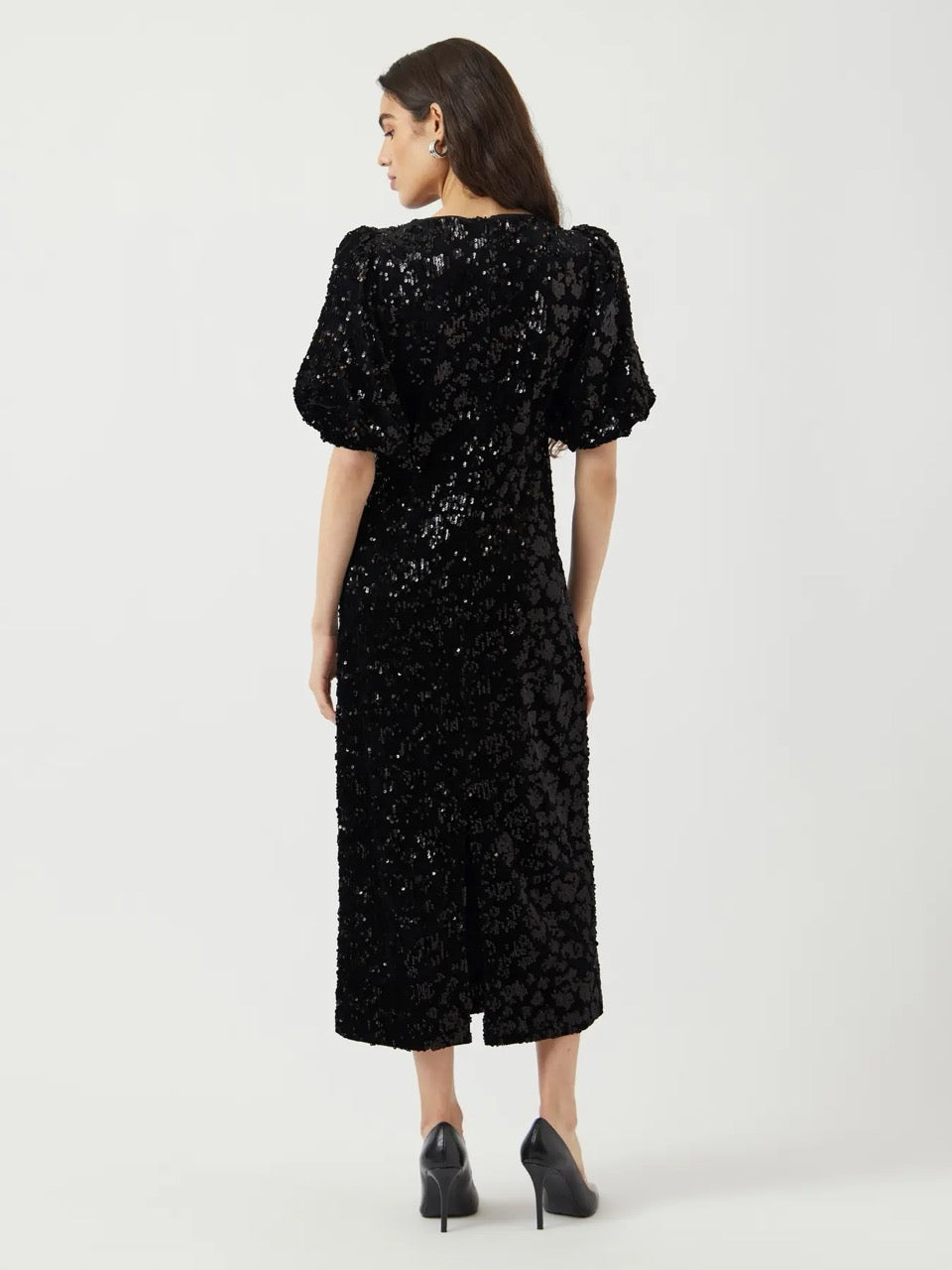 YAS Sofie Sequin Midi Dress