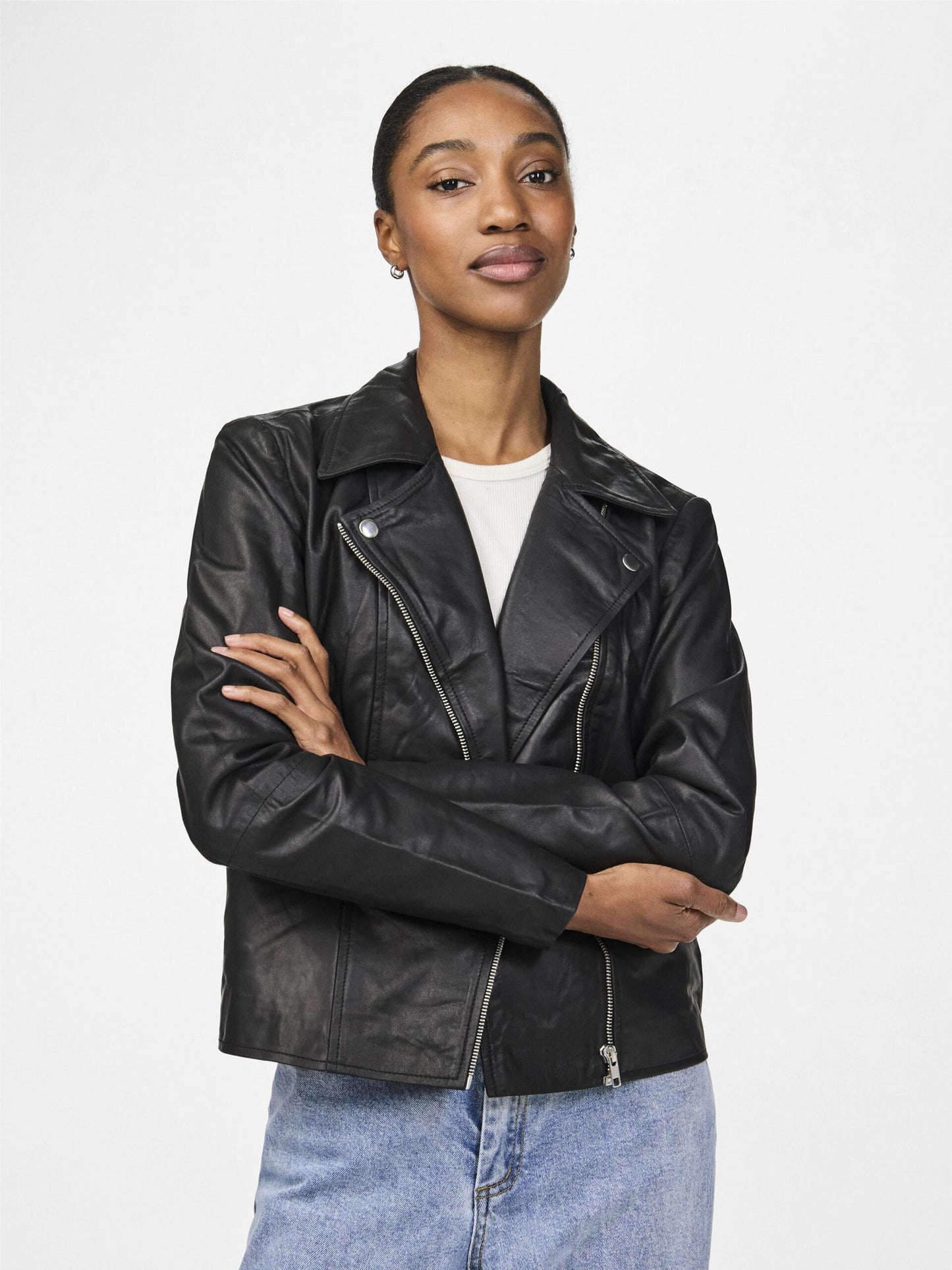 YAS Sophie Leather Jacket