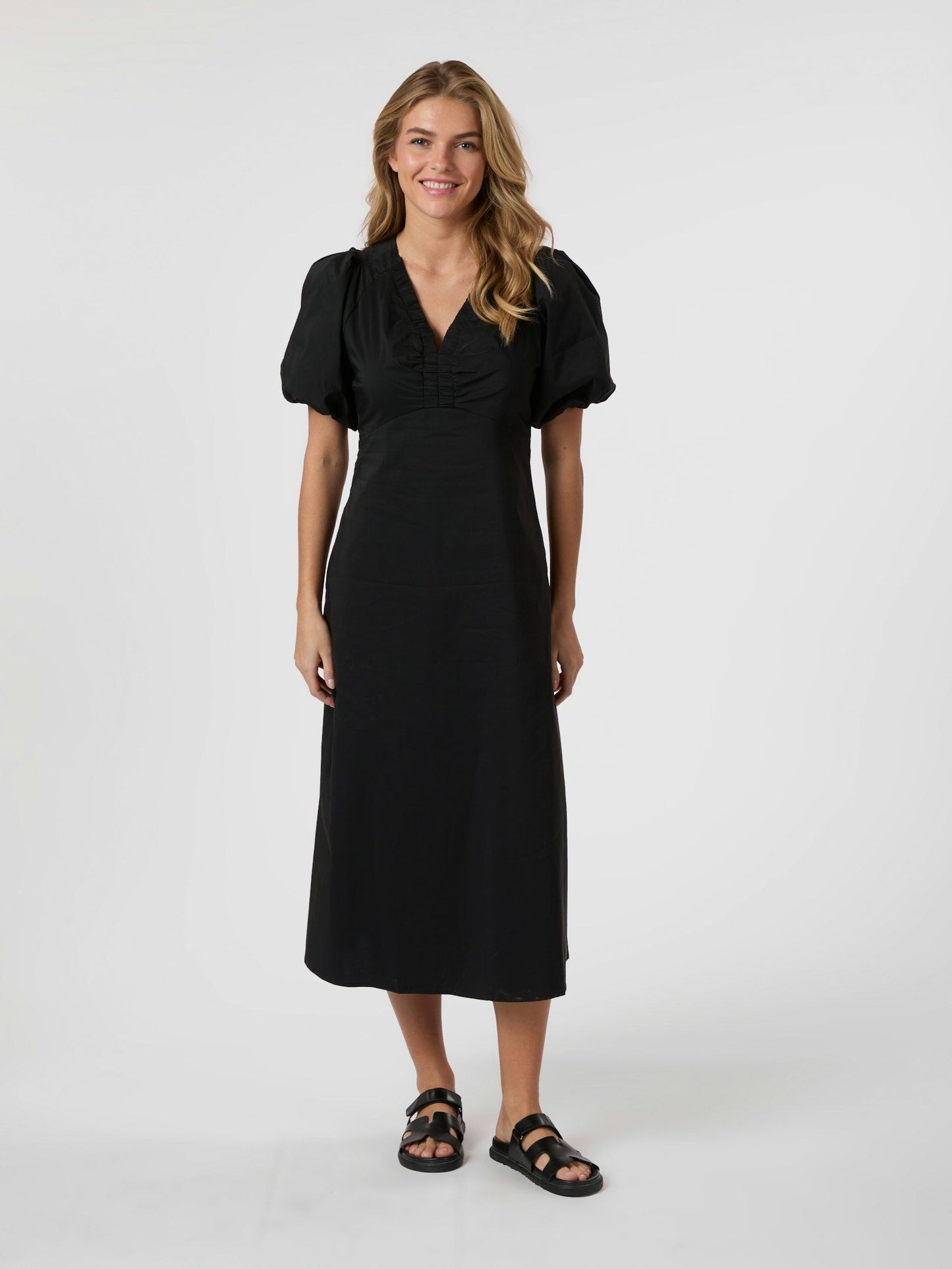 Neo Noir Illana Poplin Dress