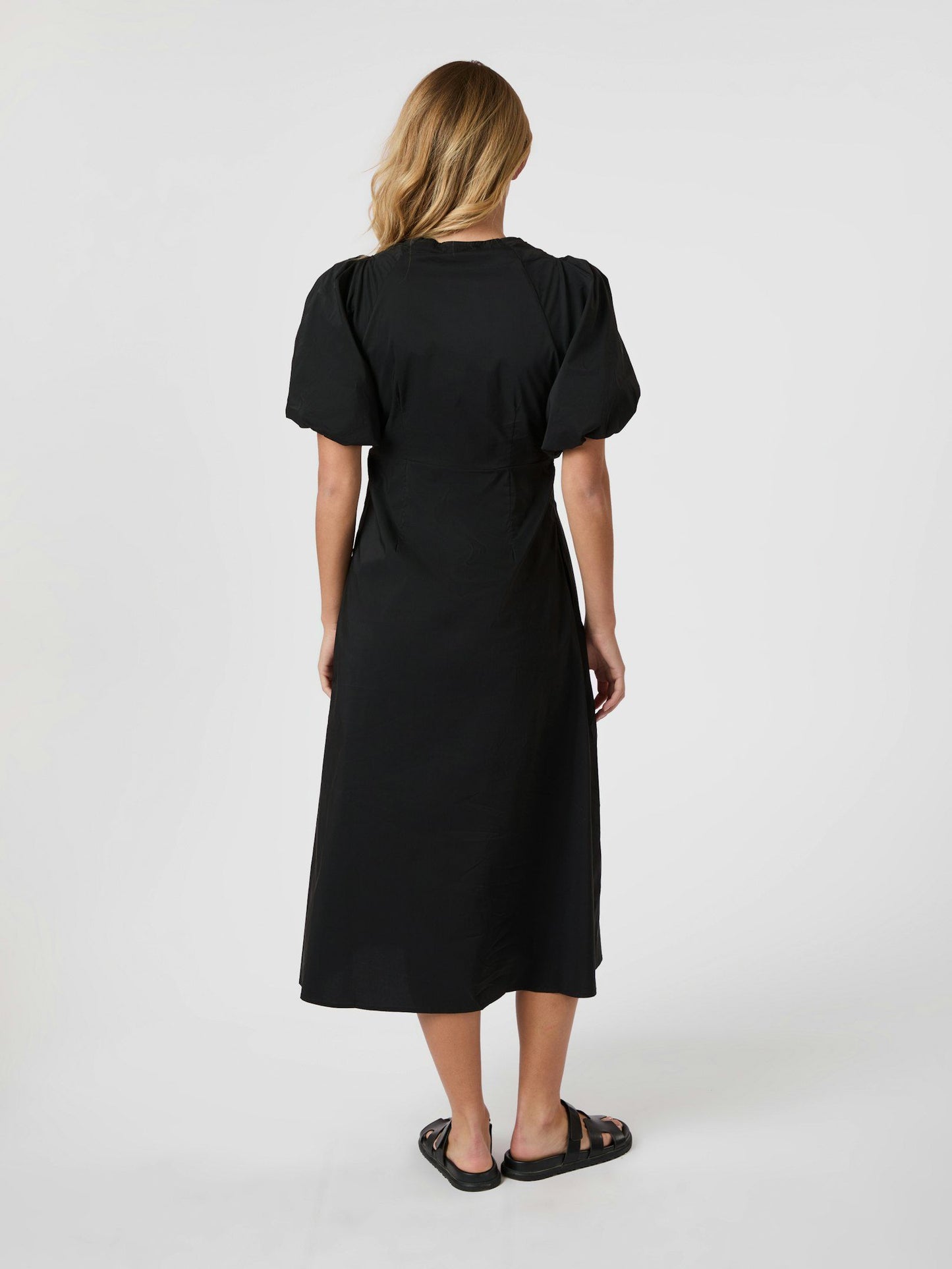 Neo Noir Illana Poplin Dress
