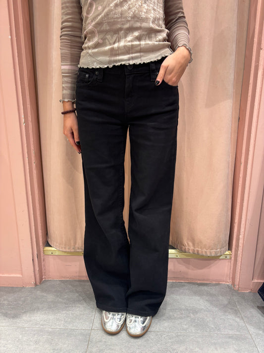 True Religion Bobbi Baggy Black