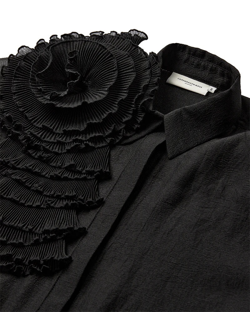 Copenhagen Muse Bluebell Frill Shirt