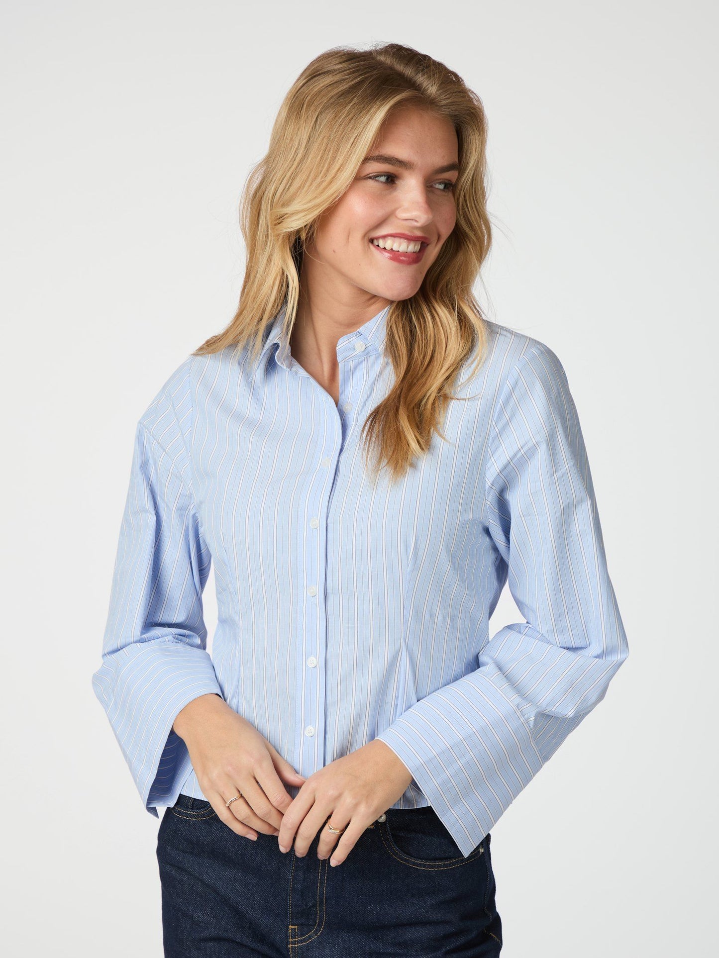 Neo Noir Rosa Stripe Shirt