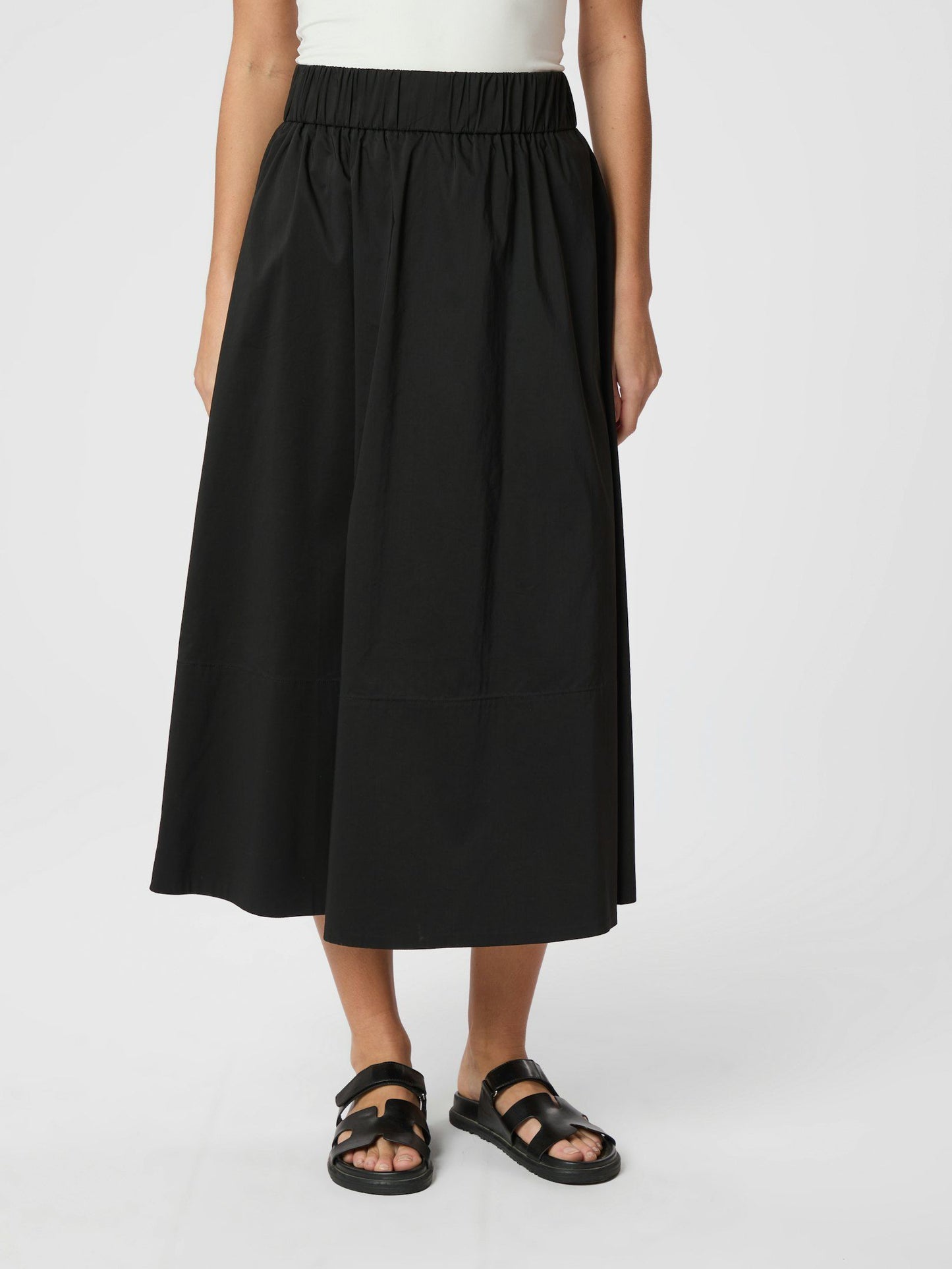 Neo Noir Yara Poplin Skirt