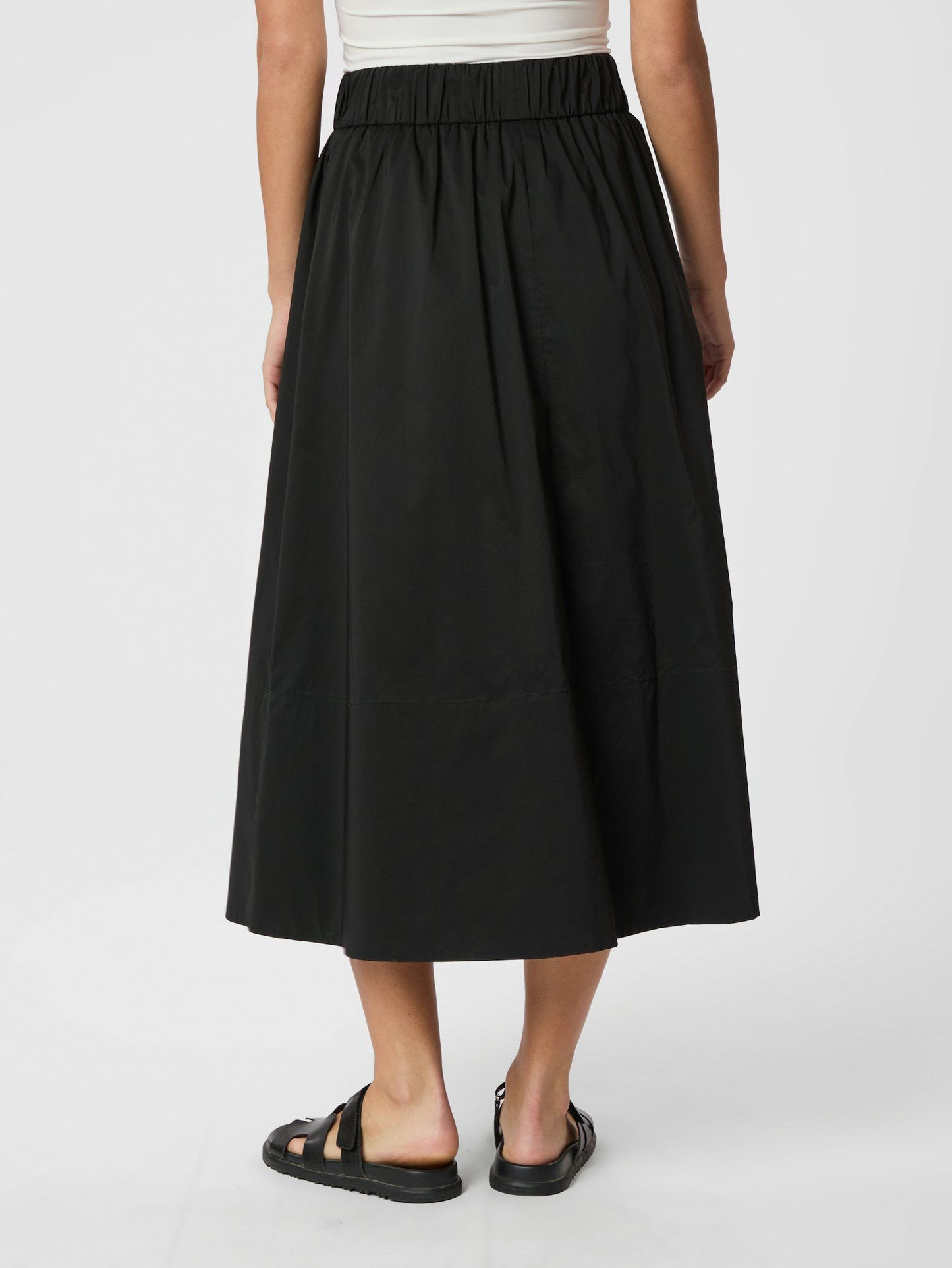 Neo Noir Yara Poplin Skirt